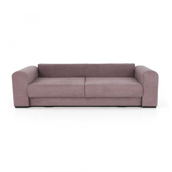 Extra priestranná pohovka, fialová/staroružová/béžová, GILEN BIG SOFA