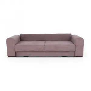 Extra priestranná pohovka, fialová/staroružová/béžová, GILEN BIG SOFA
