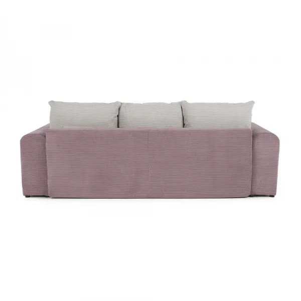 Extra priestranná pohovka, fialová/staroružová/béžová, GILEN BIG SOFA
