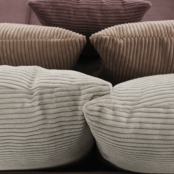 Extra priestranná pohovka, fialová/staroružová/béžová, GILEN BIG SOFA