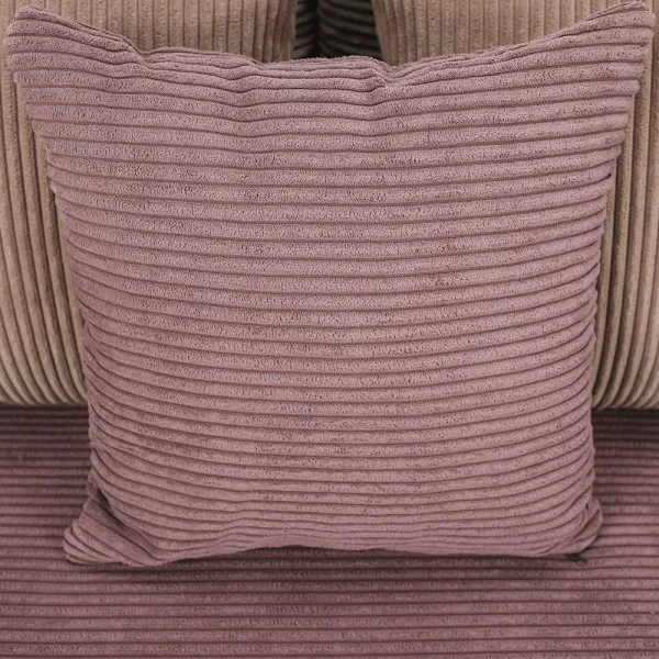 Extra priestranná pohovka, fialová/staroružová/béžová, GILEN BIG SOFA