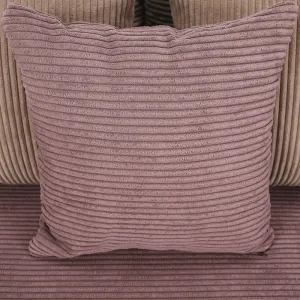 Extra priestranná pohovka, fialová/staroružová/béžová, GILEN BIG SOFA