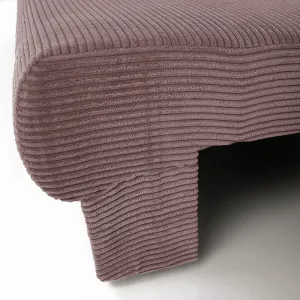 Extra priestranná pohovka, fialová/staroružová/béžová, GILEN BIG SOFA