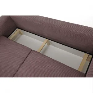 Extra priestranná pohovka, fialová/staroružová/béžová, GILEN BIG SOFA