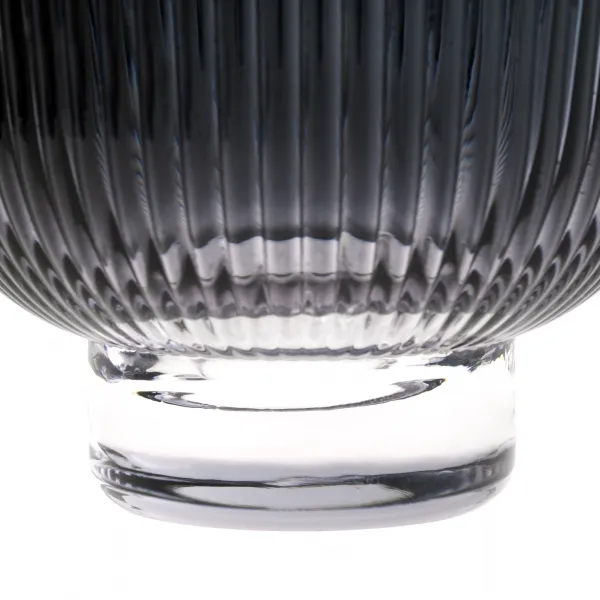 Svietniky v retro štýle, set 6 ks, 680 ml, číre/dymové sklo, EFRO
