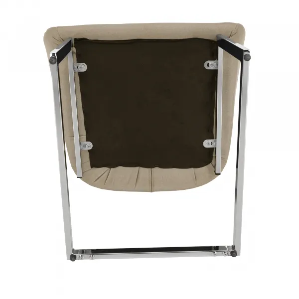 Jedálenská stolička, sivohnedá Taupe Velvet látka/látka, CHIMENA