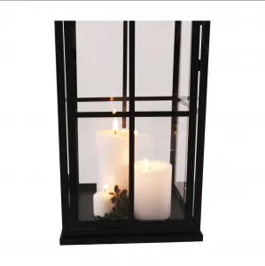 Lampáš-svietnik, 56,5 cm, čierna, ELIJAR TYP 3