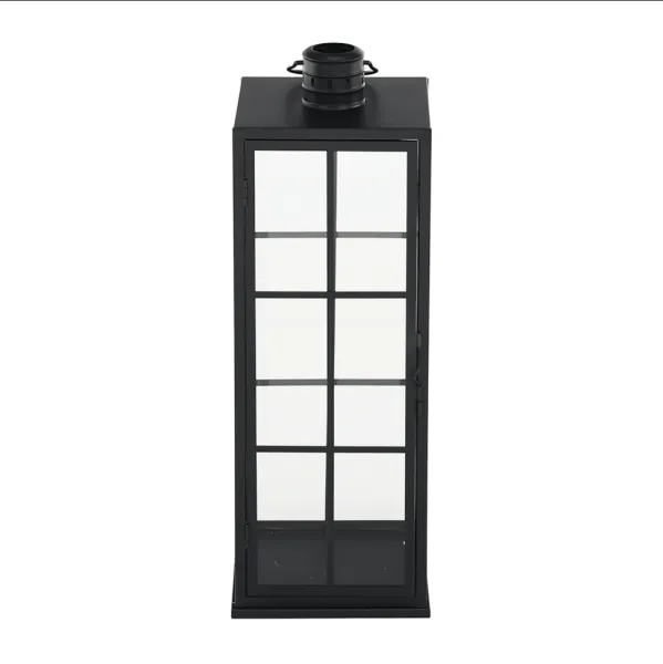 Lampáš-svietnik, 56,5 cm, čierna, ELIJAR TYP 3