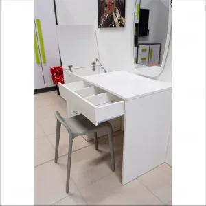 Viacúčelový stôl/stôl pre krajčírky, biela, TAILOR