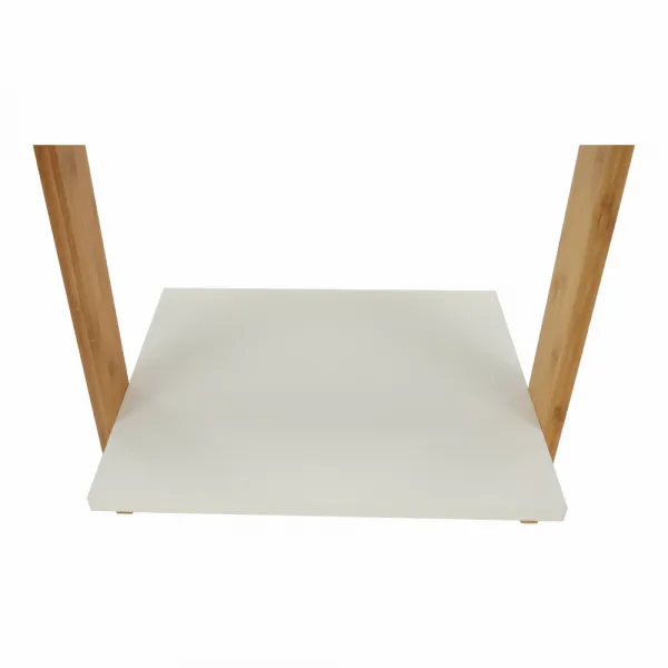 Regál, biela/bambus, GAPA TYP 3