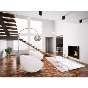 Koberec, vzor romantic, viacfarebný, 80x200, ADELINE