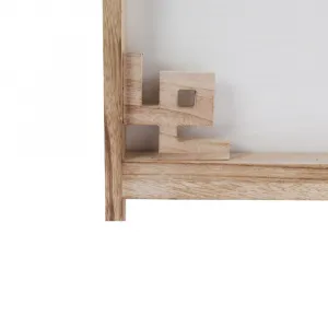 Lavica so 4 šuplíkmi, biela/medová, LINORA NEW