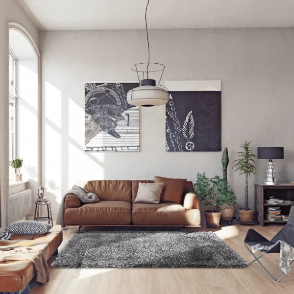 Koberec, bielo-čierna, 80x150, VILAN
