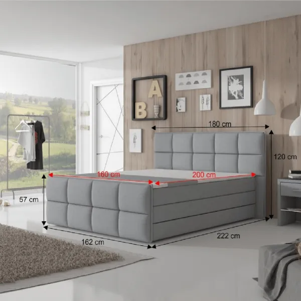 Boxspringová postel CRESSEN 2 Tempo Kondela