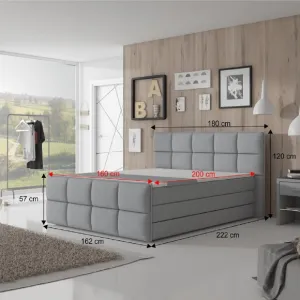 Boxspringová postel CRESSEN 2 Tempo Kondela