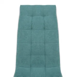 Jedálenská stolička, mentolová/sivá/chróm, SALOMA NEW