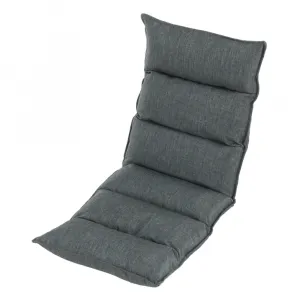 Relaxačné kreslo, látka sivá, LOTA NEW