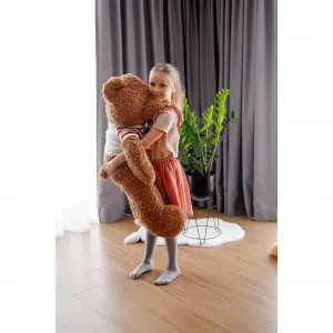 Plyšový medveď, svetlohnedá, 113cm, BOWEN