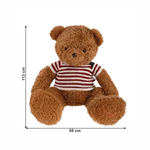 Plyšový medveď, svetlohnedá, 113cm, BOWEN