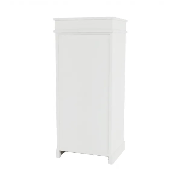 4-šuplíková komoda, biela, BLANCO