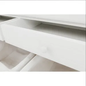 Lavica s úložným priestorom, biela, BLANCO SY1232