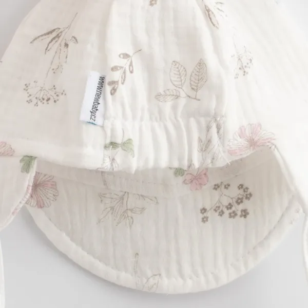 Detská letná mušelínová čiapka so šiltom New Baby Zoe 80/86