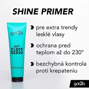 got2b got Gloss Shine Primer uhladzujúci krém pre tepelnú úpravu vlasov 150 ml