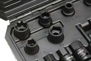 MARPOL Nástrčné kľúče na brzdové strmene 1/2" 16 dielna sada