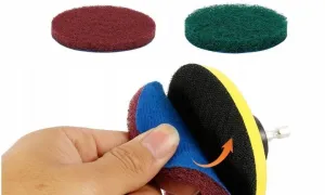 VERKE Čistiace kefy na vŕtačku 1/4" - 11 dielna sada