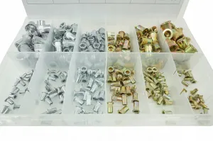 VERKE Zmiešaná sada nitovacích matíc M3-M10 300 kusov