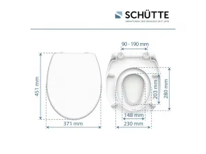 Schütte Duroplastová WC doska s integrovanou detskou doskou
