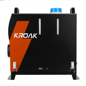 Dieslové topenie , Dieslový ohrievač KROAK L1 8KW 12V/24V prenosný smart Bluetooth dieselový vykurovač / Bufík, ohrievač s napájaním na 220V