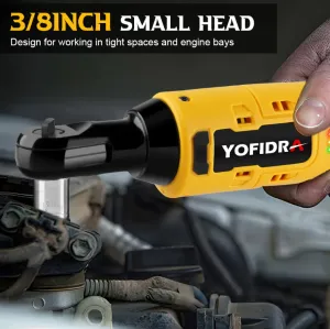 OneVan / Yofidra YOFIDRA 3/8 palcový elektrický račňový kľúč vhodný pre batériu MAKITA 18V