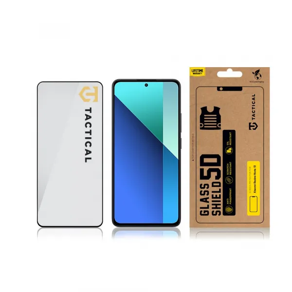 NoName Tactical Glass Shield 5D sklo pro Xiaomi Redmi Note 13 4G/5G Black