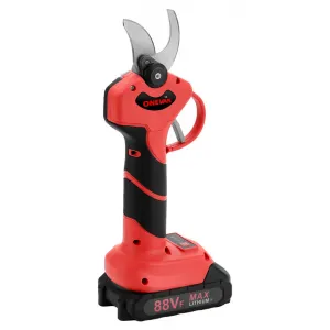 OneVan vysoko kvalitné bezuhlíkové elektrické záhradné nožnice 4 hrúbky strihu do 30mm + pevná taška 2x batérie v cene. Vhodné pre batériiu MAKITA 18V Batéria: 2ks batéria