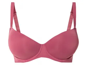 esmara® Dámska podprsenka Xxl, 2 kusy (85D, červená/bledoružová)