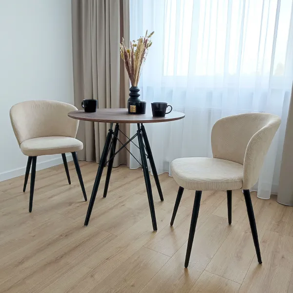 Wellhox KROSBY Manšestrové kreslo béžová