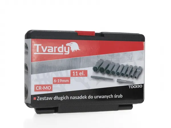 Tvardy Sada dlhých nadstavcov pre poškodené matice 6 19 mm