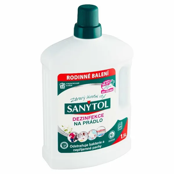 Sanytol Dezinfekcia na bielizeň biele kvety 15 l