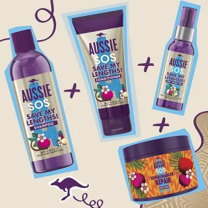 Aussie SOS Supercharged Repair Maska Na Vlasy, 450ml