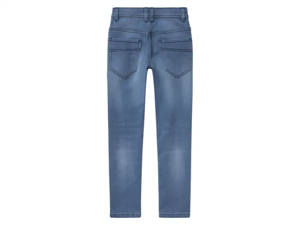 pepperts!® Chlapčenské teplákové rifle „Skinny fit" (152, modrá)