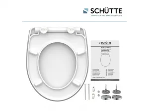 SCHÜTTE WC sedadlo s pomalým zatváraním duroplast lesklé RELAXING FROG