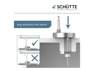 Schütte WC doska so spomaľujúcim mechanizmom (biela vlna)