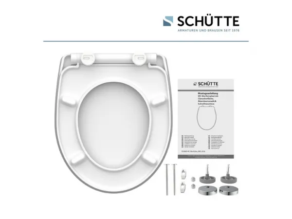 SCHÜTTE WC sedadlo pomalé zatváranie lesklé HAPPY ELEPHANT Duroplast