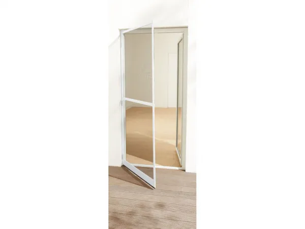 Livarno home Hliníková sieťka proti hmyzu na dvere, 1,0 x 2,1 m, biela, 2 kusy