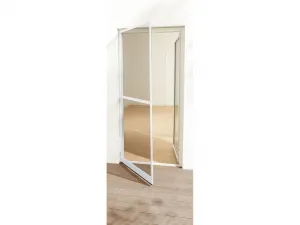 Livarno home Hliníková sieťka proti hmyzu na dvere, 1,0 x 2,1 m, biela, 2 kusy
