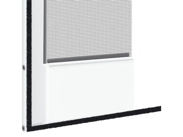 Livarno home Hliníková sieťka proti hmyzu na dvere, 1,0 x 2,1 m, biela, 2 kusy