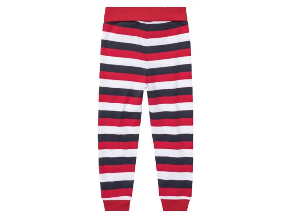lupilu® Detské bavlnené tepláky pre bábätká Bio, 3 kusy (74/80, navy modrá/biela)