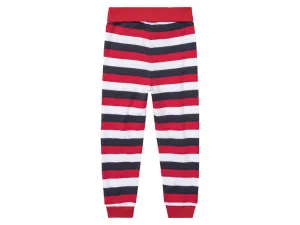 lupilu® Detské bavlnené tepláky pre bábätká Bio, 3 kusy (74/80, navy modrá/biela)