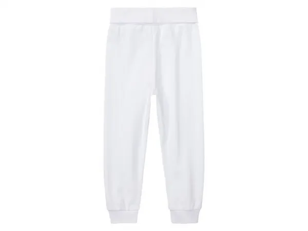 lupilu® Detské bavlnené tepláky pre bábätká Bio, 3 kusy (74/80, navy modrá/biela)